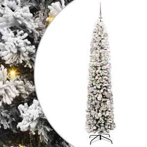 vidaXL Artificial Christmas Tree with 300 LEDs with Stand Green 180 cm