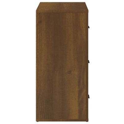 vidaXL Sideboard Brown Oak 80x33x70 cm Engineered Wood