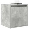 vidaXL Wall-Mounted Bedside Cabinet Concrete Grey 38x34x40 cm