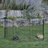 Kerbl Outdoor Pet Enclosure with Door Silver