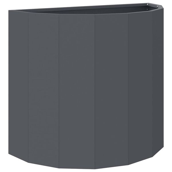 vidaXL Planter Anthracite 60 x 30 x 50 cm Steel