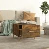 vidaXL Coffee Tables 2 pcs Smoked Oak 50x50x40 cm Engineered Wood
