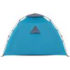 vidaXL Camping Tent Dome 4-Person Blue Quick Release