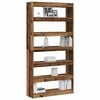 vidaXL Book Cabinet Artisan Oak 100 x 30 x 198 cm Engineered Wood