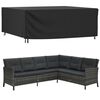 vidaXL Garden Furniture Covers 2 pcs Black 250x210x90 cm Waterproof 420D