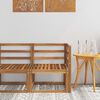 vidaXL Outdoor Corner Sofa Solid Acacia Wood Natural 63 x 63 x 73 cm