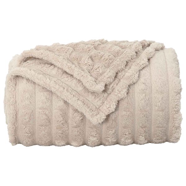 vidaXL Throw Blankets 6 pcs Beige 150 x 130 cm Fleece