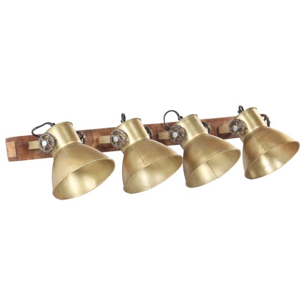 vidaXL Industrial Wall Lamp Brass 90x25 cm E27