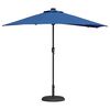 vidaXL Garden Parasol Azurblau 294 x 150 x 223 cm Polyester and Steel