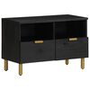vidaXL TV Cabinet Black 70x33x46 cm Engineered Wood