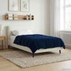 vidaXL Full Year Duvet Quilted Dark Blue 155 x 200 cm Microfiber