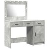 vidaXL Dressing Table 2 pcs Grey 40 x 41 x 75 cm Engineered wood