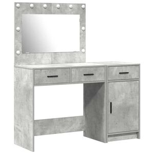 vidaXL Dressing Table 2 pcs Grey 40 x 41 x 75 cm Engineered wood