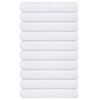 vidaXL Sauna Towels "FROGN" 10 pcs White 80x200 cm 360 gsm