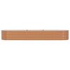 vidaXL Raised Bed Brown 320 x 80 x 44 cm Steel