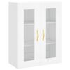 vidaXL Wall Mounted Cabinets 2 pcs White Engineered Wood