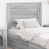 vidaXL Headboard with Headboard Grey Sonoma 75 cm Engineered Wood