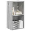 vidaXL Bookcase Grey Sonoma 40x30x77 cm Engineered Wood