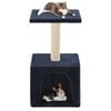 vidaXL Cat Tree with Sisal Scratching Post 55 cm Dark Blue