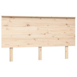 vidaXL Bed Headboard 144x6x82.5 cm Solid Wood Pine