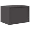 vidaXL Storage Cabinet Black 60 x 40 x 40 cm Cold-Rolled Steel