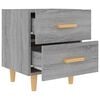 vidaXL Bed Cabinets 2 pcs Grey Sonoma 40x35x47.5 cm