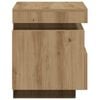 vidaXL Bedside Cabinets with LED Lights 2 pcs Artisan Oak 40x39x48.5 cm
