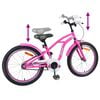 vidaXL Kids Bike 20'' for 6-11 Years Old Dark Pink