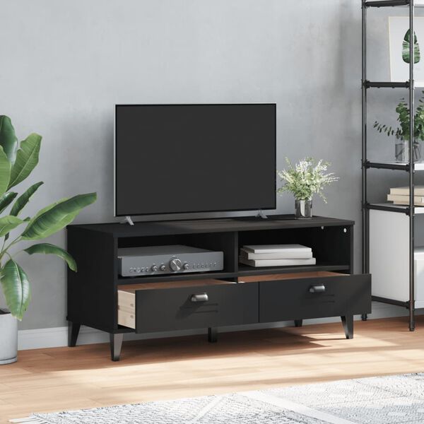 vidaXL TV Cabinet VIKEN Black Engineered Wood