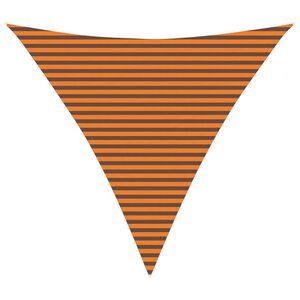 vidaXL Sun Shade Sail Orange and Brown 4.5 x 4.5 x 4.5 m