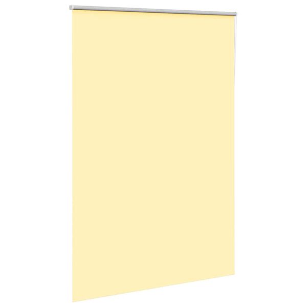 vidaXL Roller Blind Blackout Yellow 155x230 cm Fabric Width 151.6 cm Polyester
