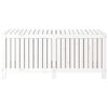 vidaXL Garden Storage Box White 147x68x64 cm Solid Wood Pine