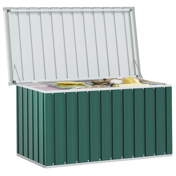 vidaXL Garden Storage Box Green 129x67x65 cm