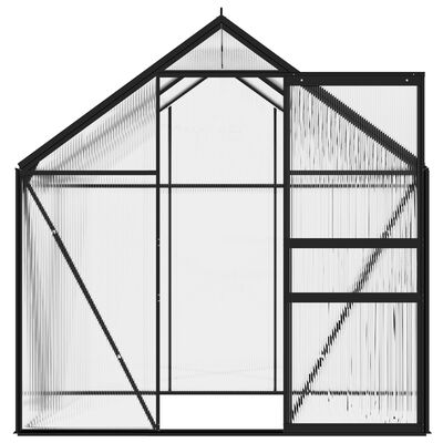 vidaXL Greenhouse Anthracite Aluminium 2.47 m²