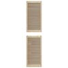 vidaXL Cabinet Door Natural 201 x 49.5 x 2.1 cm Solid pine wood