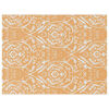 vidaXL Outdoor Rug Jacobean ARAKIL Orange and White 400 x 300 cm