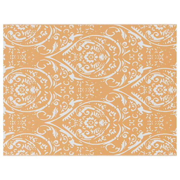 vidaXL Outdoor Rug Jacobean ARAKIL Orange and White 400 x 300 cm