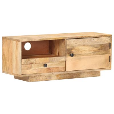 vidaXL TV Cabinet 90x30x35 cm Solid Mango Wood