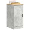 vidaXL Garage Storage Cabinet Concrete Grey 40x51x85 cm Solid Wood Pine