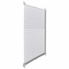 Plisse Blind 40x200cm White Pleated Blind