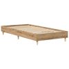 vidaXL Bed Frame No Mattress Artisan Oak 90x200 cm Engineered Wood