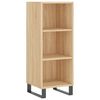 vidaXL Highboard Sonoma Oak 34.5x34x180 cm Engineered Wood