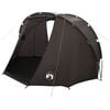vidaXL Fishing Tent 5-Person Brown Waterproof