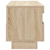 vidaXL TV Cabinet with LED Lights Sonoma Oak 100x35x40 cm