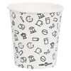 vidaXL Coffee Paper Cups 200 ml 1000 pcs White and Black