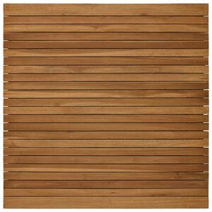 vidaXL Table Top 90 x 90 x 3.5 cm Square Solid Teak Wood Natural