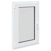 vidaXL Basement Window RISOR 60 x 80 cm PVC and Glass White