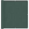 vidaXL Balcony Screen Dark Green 110 x 700 cm Oxford Fabric