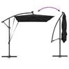 vidaXL Cantilever Banana Parasol Black 294 x 200 x 254 cm