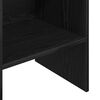 vidaXL Book Cabinet Black Oak 40 x 35 x 180 cm Engineered Wood
